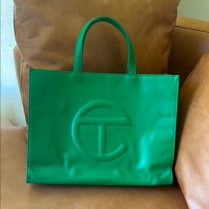 Telfar Green Large Tote Bag